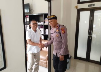 Kapolsek Tabanan Pastikan Situasi Kamtibmas tetap kondusif Pasca Pengumuman hasil Pemilu Tahun 2024.