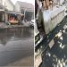 Saluran Air Kampung Warung Andil Tersumbat Sampah ,   Desa Cibetok, Kecamatan Gunung Kaler meluap 