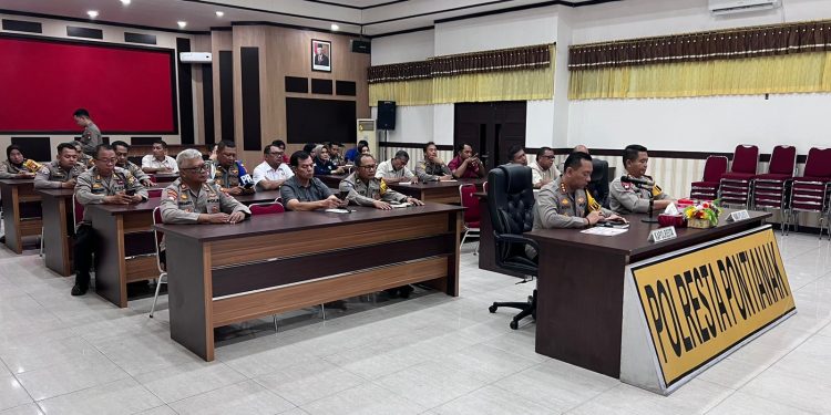 Polresta Pontianak Gelar Operasi Pekat Kapuas 2024 untuk mencegah Kejahatan di Kota Pontianak