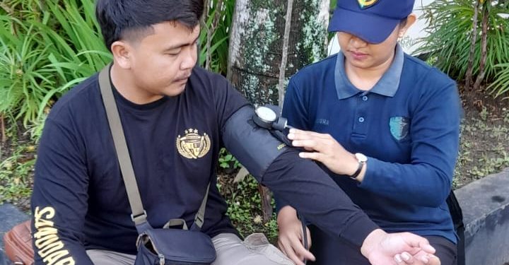 Pelayanan Kesehatan Dokkes Polres Tabanan Dukung Operasi Cipkon Agung 2024