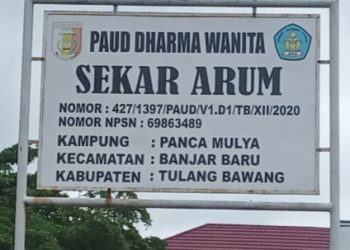 Wauu,.!! Diduga Alergi Terhadap Awak Media, Oknum Kepsek PAUD DHARMA WANITA SEKAR ARUM Panca Mulya Tuba Panggil Suaminya.