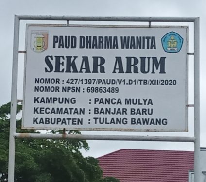 Wauu,.!! Diduga Alergi Terhadap Awak Media, Oknum Kepsek PAUD DHARMA WANITA SEKAR ARUM Panca Mulya Tuba Panggil Suaminya.