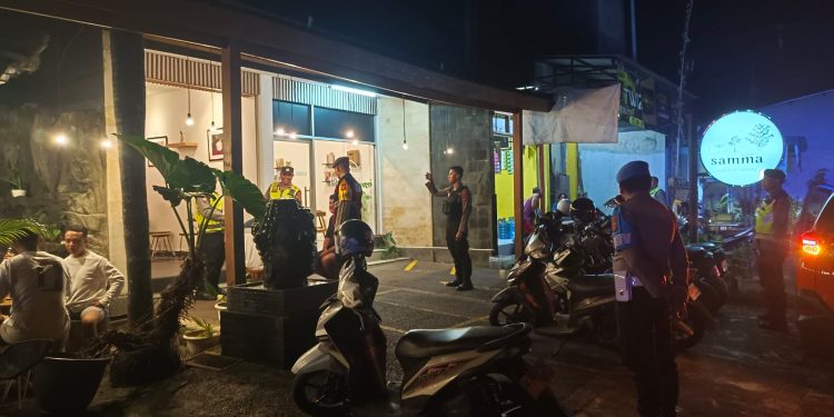 Malam Minggu, Polres Tabanan Tingkatkan Patroli Blue Light