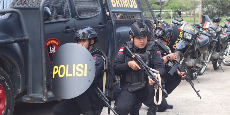 Cegah Pelanggaran HAM Saat Bertugas Brimob Terus Tingkatkan Latihan Anti Anarkis