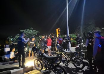 Patroli KRYD Skala Besar Polres Kediri Kota, Langkah Cegah Gangguan Kamtibmas di Bulan Ramadhan