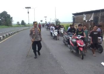 Polisi di Jombang Bubarkan Aksi Balap Liar, Amankan Puluhan Motor