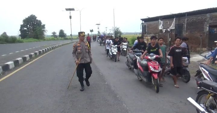 Polisi di Jombang Bubarkan Aksi Balap Liar, Amankan Puluhan Motor