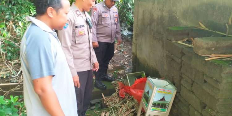 Polres Blitar Kota Selidiki Temuan Kotak Amal Kosong di Karangtengah Kota Blitar