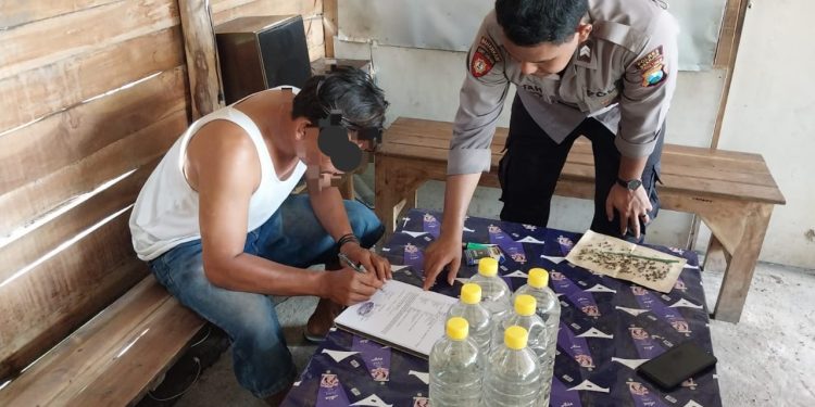 Polres Nganjuk Sita Ribuan Liter Miras dalam Operasi Pekat Semeru 2024 untuk Menjaga Kondusivitas Selama Ramadan