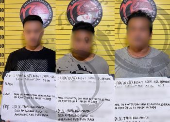3 Pelaku Kurir Narkoba Lintas Kabupaten di Cekok Polisi