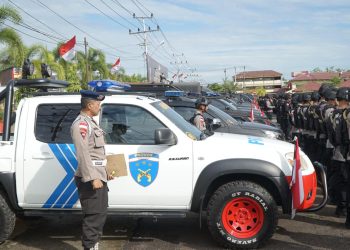 Satbrimob Polda Kalbar Siagakan Pasukan Siap Atasi Bencana