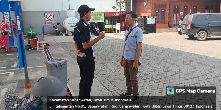 Polres Blitar Kota Cek SPBU Hindari Kecurangan Bensin Campur Air
