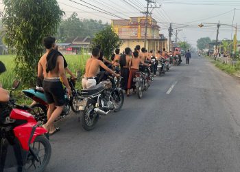 Balap Liar di Jombang Dibubarkan, Polisi Amankan 35 Remaja dan 22 Sepeda Motor