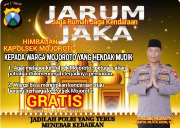 Mudik Aman dan Nyaman, Kapolsek Persilahkan Warga Mojoroto Titipkan Kendaraan di Kantor Polsek Mojoroto