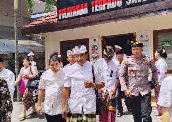 Kapolsek Tabanan Hadiri Dharma Santi Hari Raya Nyepi Tahun Caka 1946