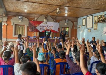 Polda Bali Gelar Minggu Kasih Bertempat Di Bale Banjar Jenah Peguyangan Kangin