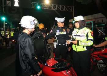 Harkamtibmas Jelang Lebaran, Polisi Amankan Puluhan Ramor Tidak Sesuai Spektek di Kota Kediri