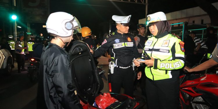 Harkamtibmas Jelang Lebaran, Polisi Amankan Puluhan Ramor Tidak Sesuai Spektek di Kota Kediri