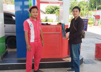 Unit Tipidekter Satreskrim Polres Blitar Kota gelar patroli ke SPBU antisipasi penyalahgunaan BBM