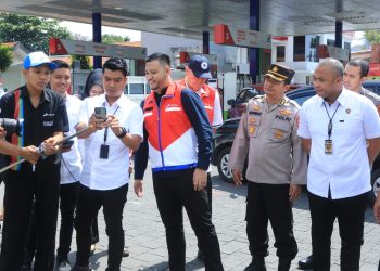 Tim Gabungan Polda Jatim Sidak SPBU, Pastikan BBM Aman Jelang Lebaran