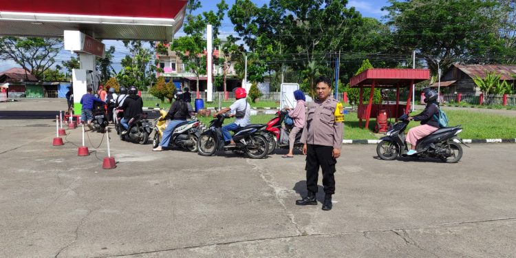 Polres Kubu Raya Intensif Awasi SPBU untuk Cegah Kecurangan Stok BBM Jelang Mudik