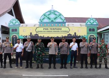 Kapolres cek kesiapan Pos Pam Lebaran.