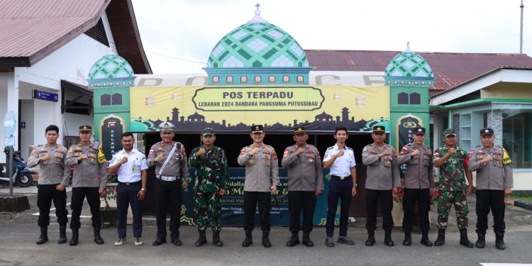 Kapolres cek kesiapan Pos Pam Lebaran.