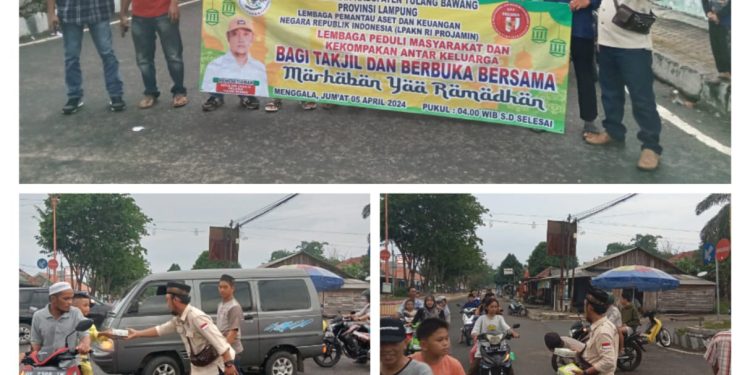 DPK LPAKN-RI PROJAMIN Tuba, Beserta Jajarannya Bagikan Takjil Dan Berbuka Bersama
