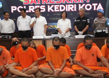 Berantas Segala Bentuk Penyakit Masyarakat, Polres Kediri Kota Berhasil Amankan Pelaku Judi Hingga Prostitusi