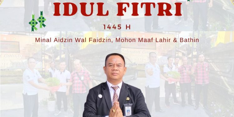 Kepala Samsat Tabanan Ucapkan Selamat Idul Fitri 1445 H