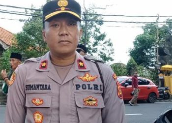 Kapolsek Pimpin Pengamanan sholat Idul Fitri Di Kecamatan Tabanan