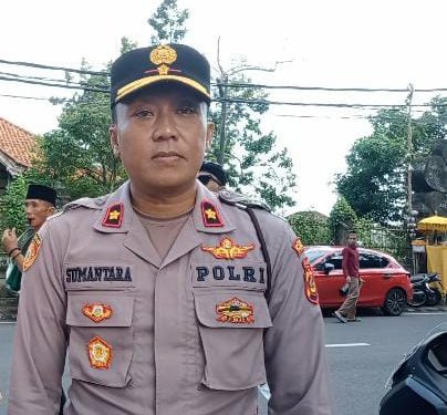 Kapolsek Pimpin Pengamanan sholat Idul Fitri Di Kecamatan Tabanan