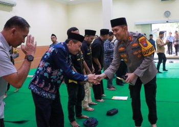 Jalin Sinergitas, Polres Jombang Buka Puasa Bersama Paguyuban Pencak Silat Jombang Beriman (PSJB)
