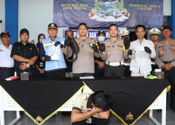 Polres Tulungagung Amankan Sopir Bus Jurusan Blitar – Lampung Positif Narkoba di Terminal Gayatri