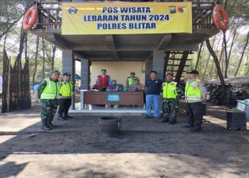 Koramil 0808/18 Panggungrejo, Turunkan Anggota Amankan Tempat Wisata