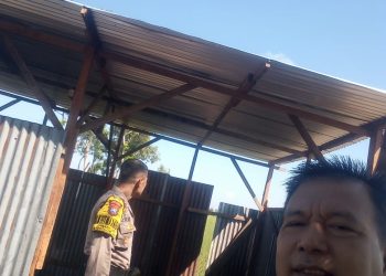 Polsek Mojoroto Tindaklanjuti Aduan Masyarakat Terkait Keberadaan Depo Penampungan Limbah Jagal Sapi yang Diprotes Warga