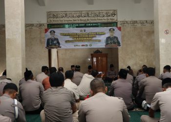 Tingkatkan Iman dan Taqwa Anggota, Polres Kediri Kota Adakan Karomah