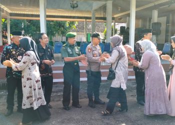 Tingkatkan Sinergitas, Koramil 0808/10 Kademangan Gelar Apel Lintas Sektoral Dan Halalbihalal