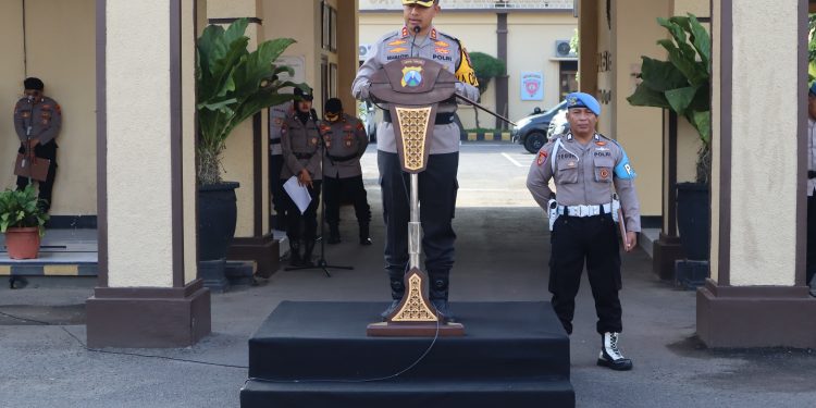 UPACARA HARI KESADARAN NASIONAL POLRES KEDIRI KOTA