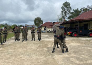 Satbrimob Polda Kalbar Asah Dan Tingkatkan Kemampuan Dalam Latihan Pengamanan VIP