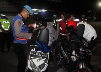 Polres Kediri Kota Kembali Gelar Patroli KRYD, Cegah Balap Liar dan Antisipasi Kriminalitas