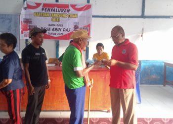 “50 KPM desa AruidasTerima BLT Dana Desa Triwulan Pertama”