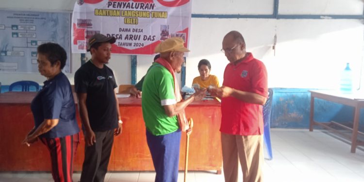 “50 KPM desa AruidasTerima BLT Dana Desa Triwulan Pertama”