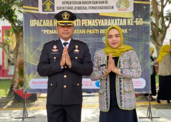 Upacara Peringatan Hari Bhakti Pemasyarakatan ke-60, Kalapas Gunung Sugih: Apresiasi Setinggi-tinggi nya kepada Masyarakat dan Instansi Terkait.