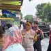 Wakapolres Kediri Kota Bersama Anggota Kawal Keamanan dan Kelancaran Ngabuburit