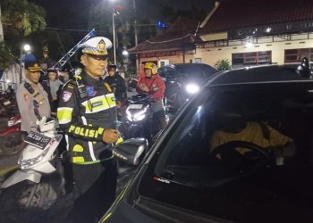 Razia Cipta Kondisi Multi Sasaran, Polres Kediri Kota Amankan 1 Airsoft Gun dan 91 Bukti Terkait Pelanggaran Lalu Lintas