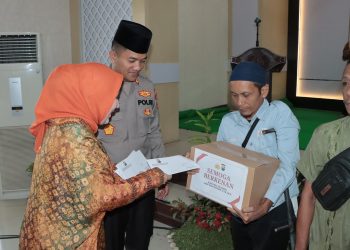 Isi Bulan Suci Ramadhan, Polres Nganjuk Gelar Silaturahmi Kamtibmas dan Santunan Yatim Piatu
