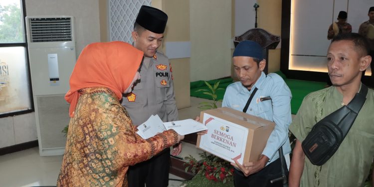 Isi Bulan Suci Ramadhan, Polres Nganjuk Gelar Silaturahmi Kamtibmas dan Santunan Yatim Piatu
