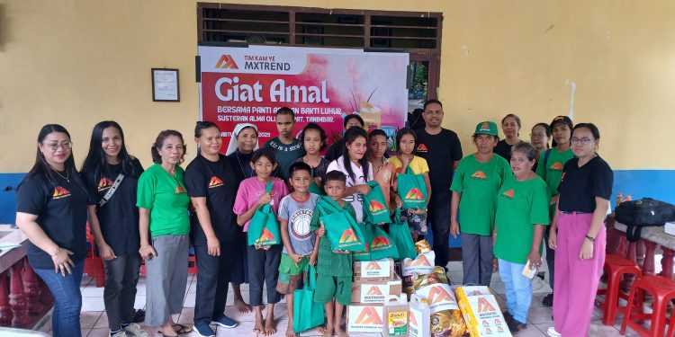 ” Kasih itu nyata,MXTrend berbagi bersama anak anak Disabilitas Yayasan Alma dan Lansia”