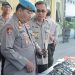 Kontrol Ketat, Polres Nganjuk Gelar Pemeriksaan Berkala Senjata Api